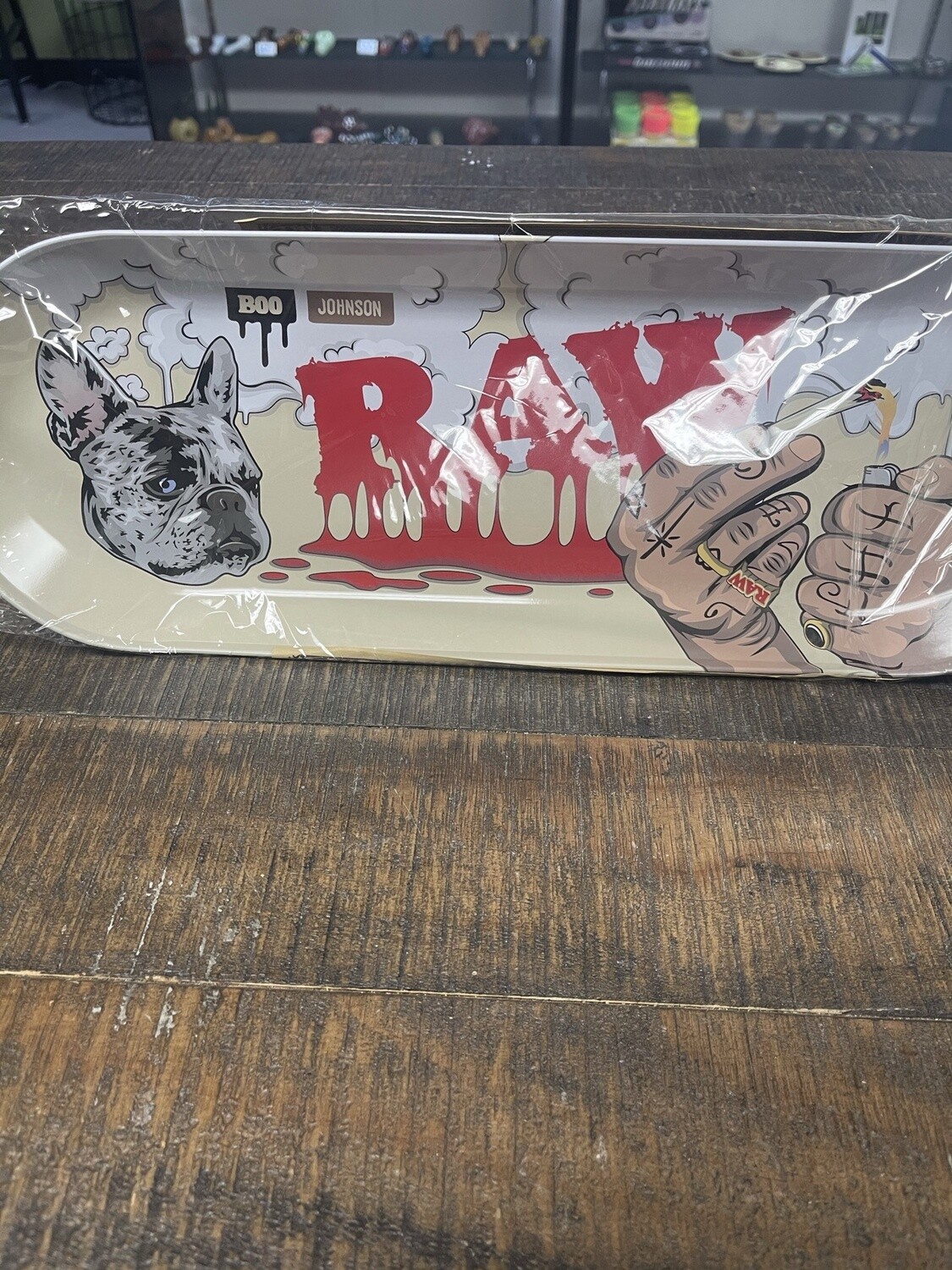 RAW Authentic X Boo Johnson Skate Deck Rolling Tray