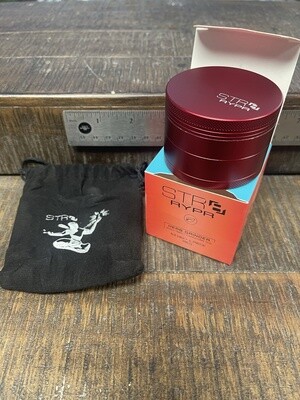 STR8 RYPR Aluminum Grinder - 2 Piece - 55mm- Gunmetal