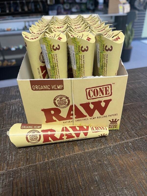 RAW Organic Hemp Cones