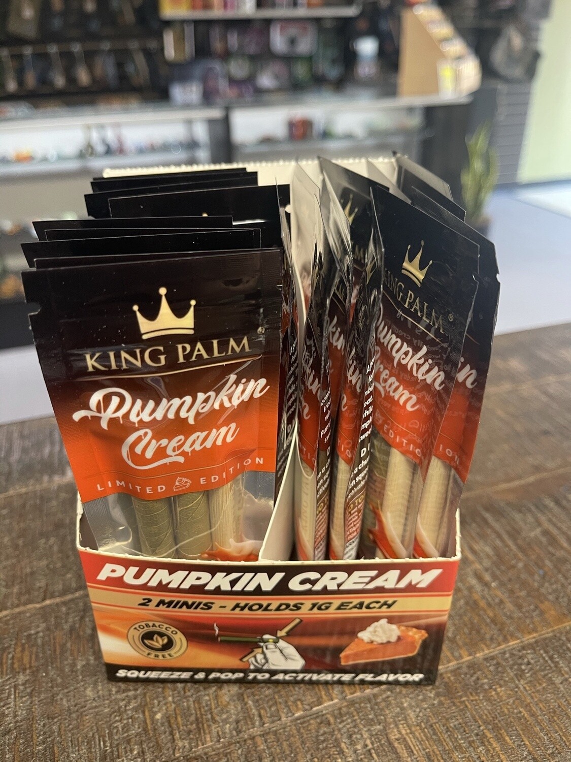 King Palm Mini 2pk, flavor: Pumpkin Cream