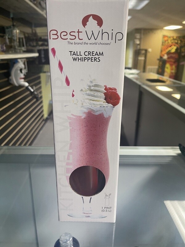 Whip Cream Dispenser W/ Plastic Head