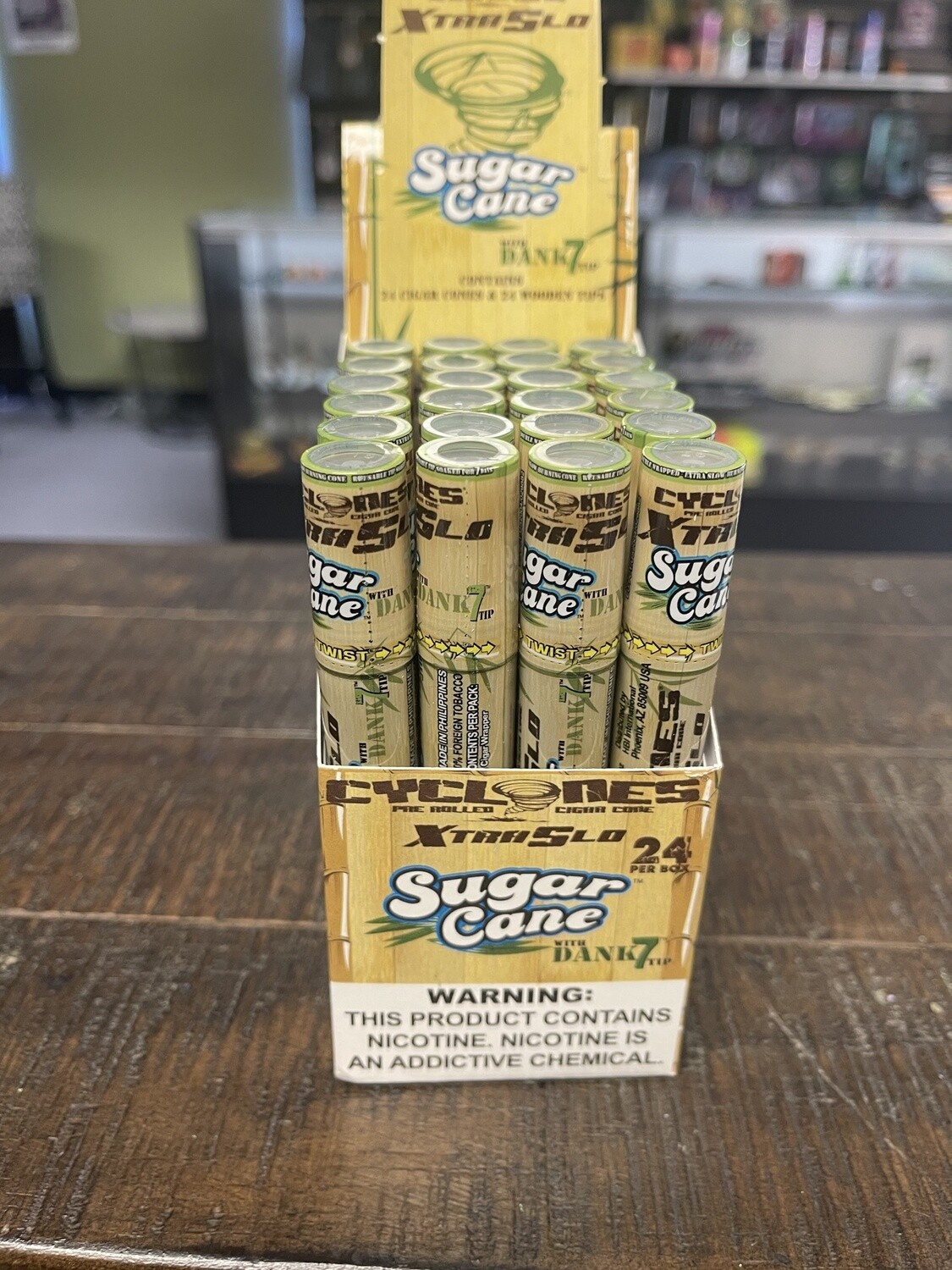 Cyclones cones, flavor: Sugar cane