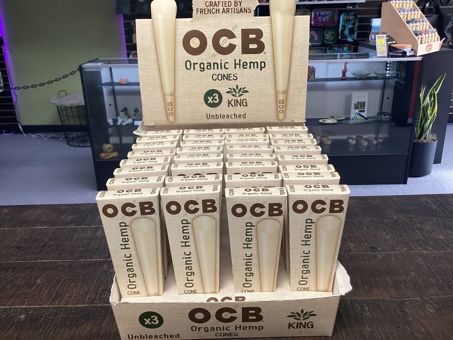 OCB Organic Hemp Cones, Size: King
