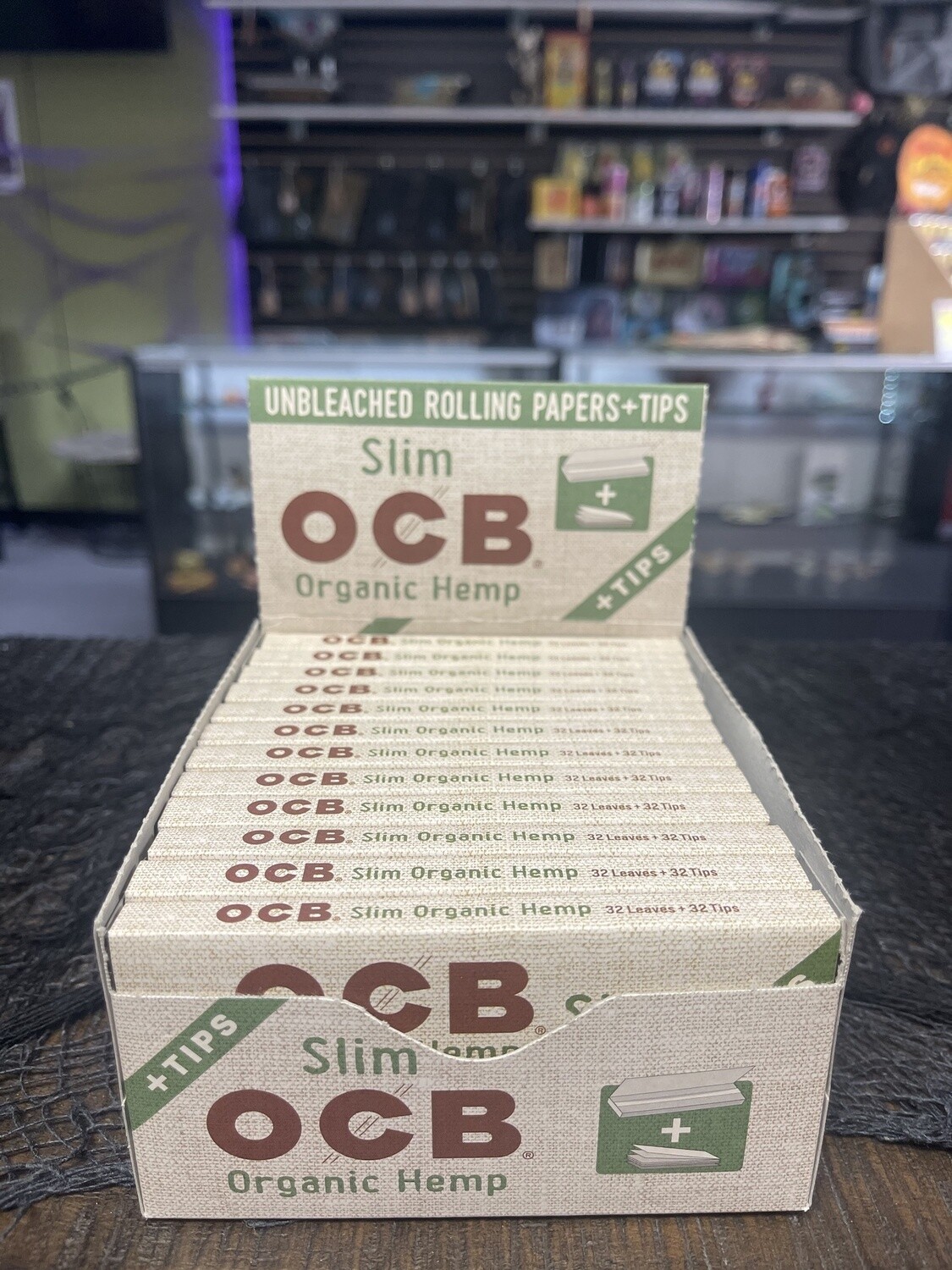 OCB Organic Hemp Rolling Papers W/tips (King)