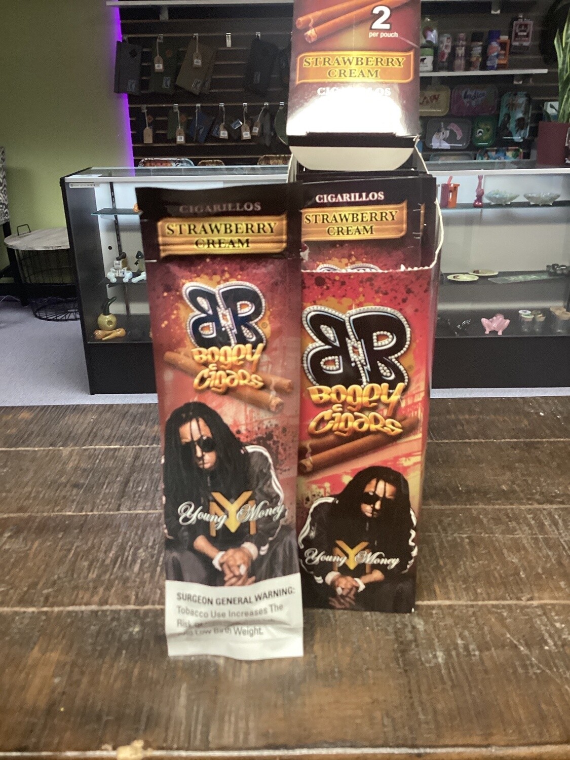 Bogey Wraps (2ct), flavor: Strawberry Cream