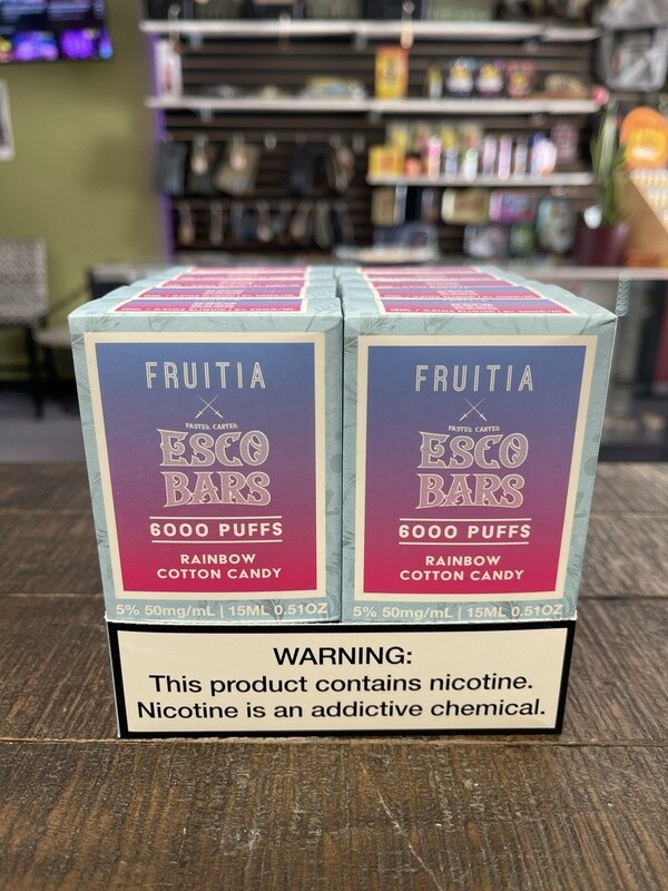 Esco Bar X Fruitia 6000 Puffs 5%