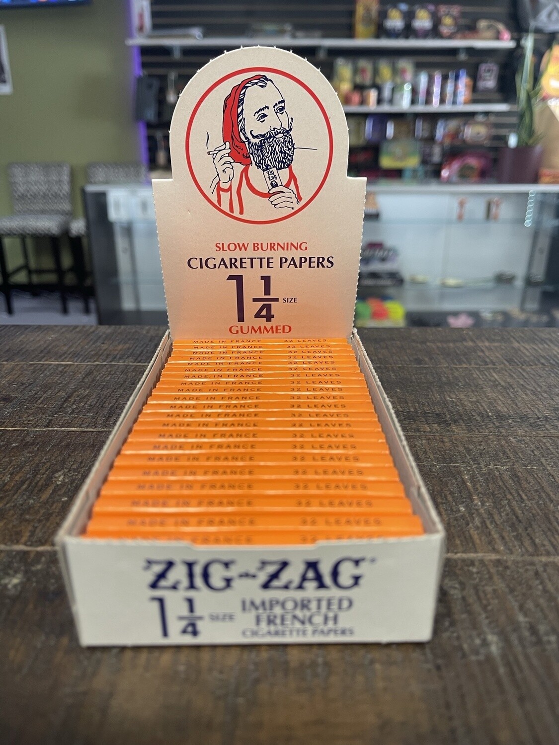 Zig Zag Rolling Papers (Premium French Orange), Size: 1 1/4