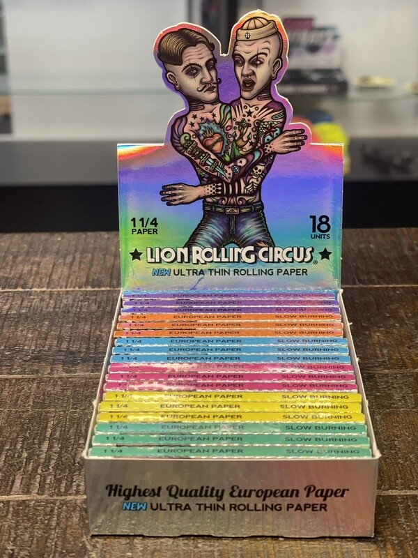 Lions Rolling Circus ULTRA Thin Rolling Papers (1 1/4)