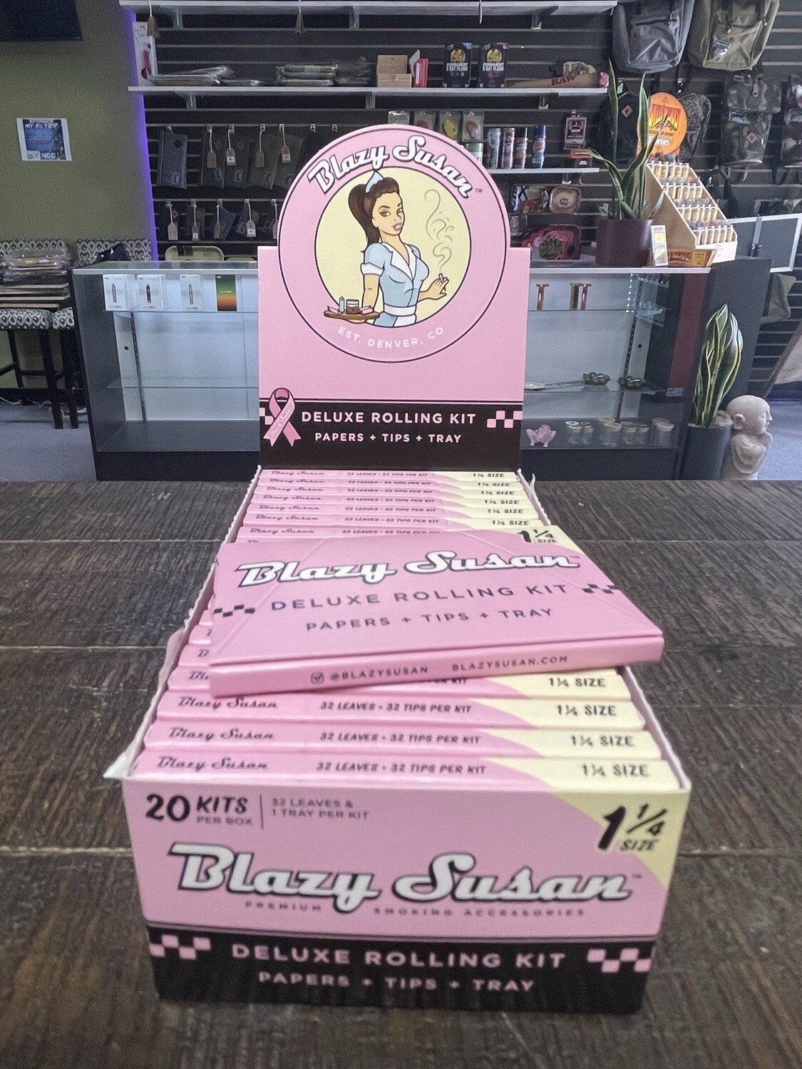 Blazy Susan Deluxe Rolling Kit, Colour: Pink, Size: 1 1/4