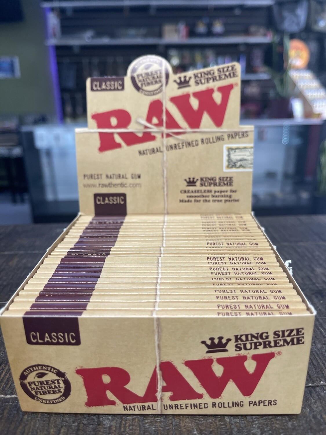RAW King Size Supreme Rolling Papers