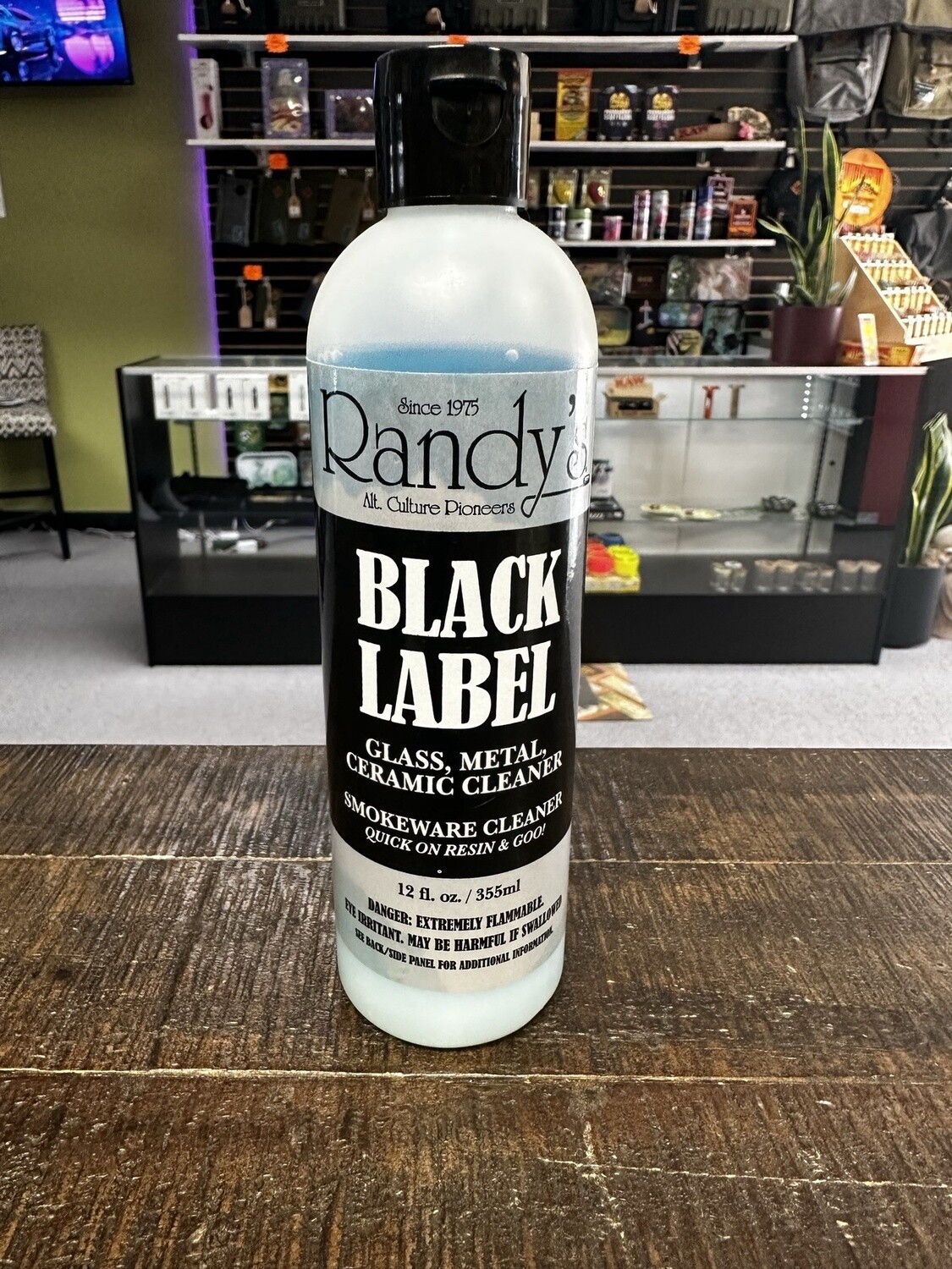 Randy&#39;s Black Label Glass Cleaner 6oz, Size: 12 oz