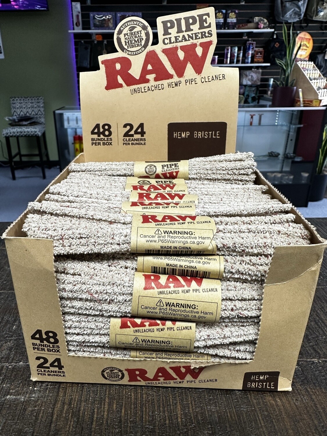 RAW Pipe Cleaners - (Hemp Bristles)