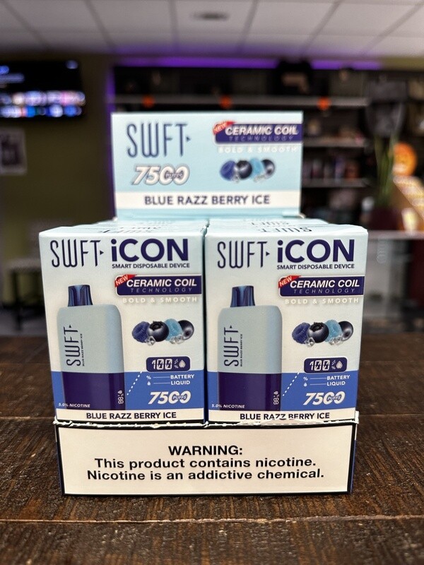 Swft ICON (7500 Puffs) Disposable Vape, Rechargeable