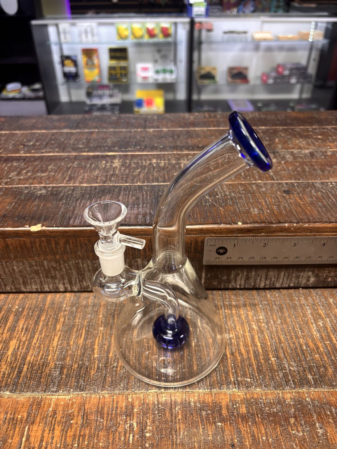 8&quot; Bent Neck Water Pipe, Colour: Blue