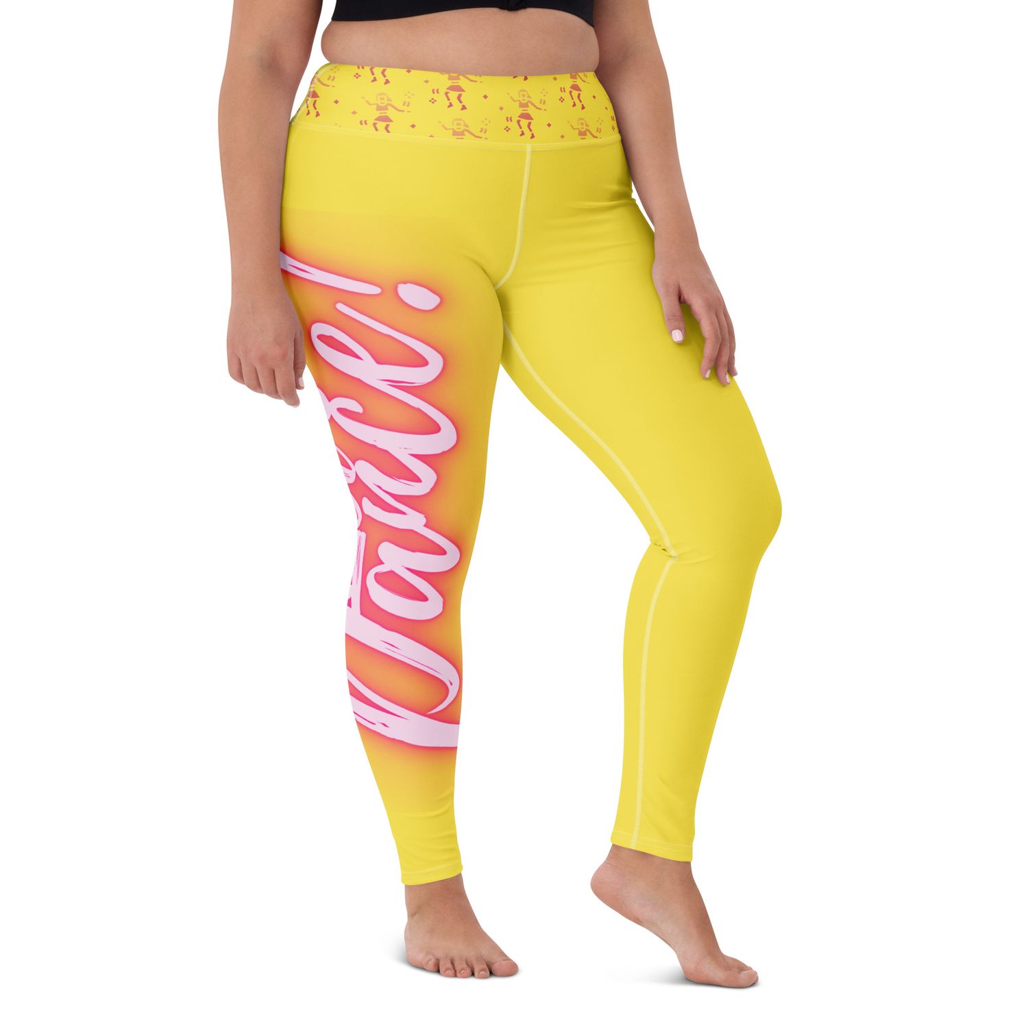 Chiaki Fitness Leggings (Yellow)