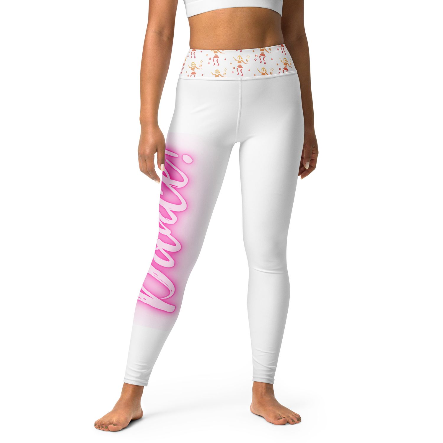 Chiaki Fitness Leggings (White)