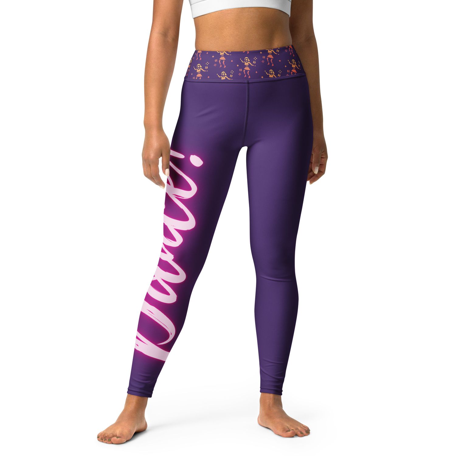 Chiaki Fitness Leggings (Purple)