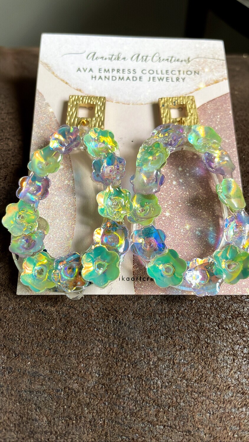 Flower Drop earrings