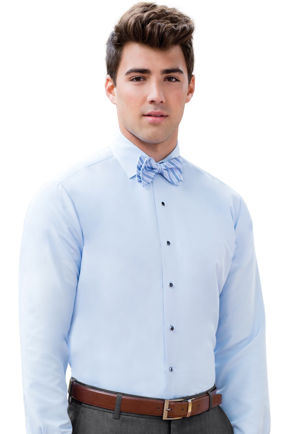 Light Blue Microfiber Shirt