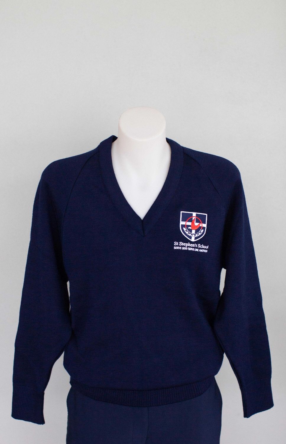 Jumper Navy Wool, Size: 8