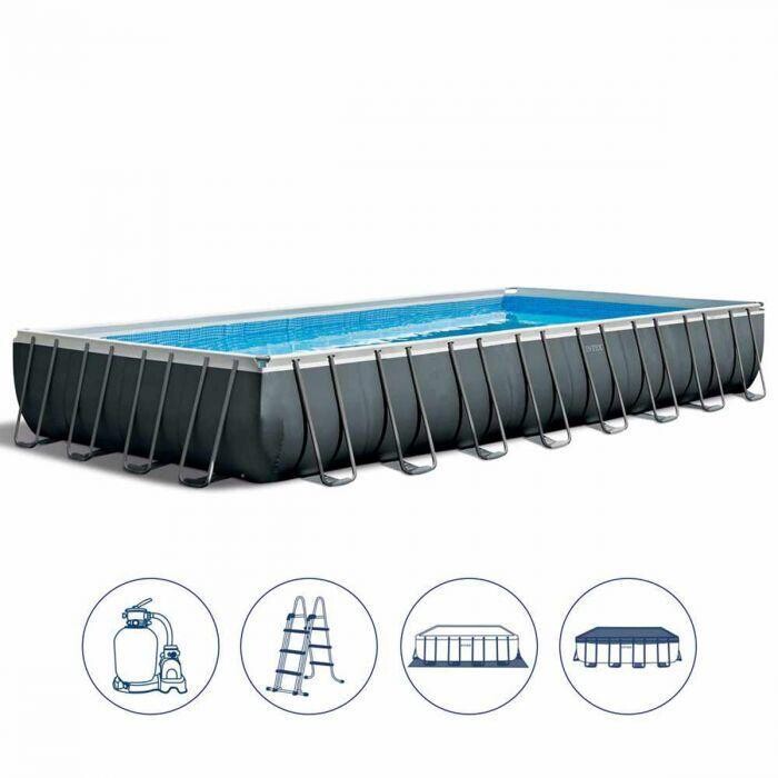 INTEX Piscina 26374 XTR Ultra Frame 975x488x H.132 P/Sabbia