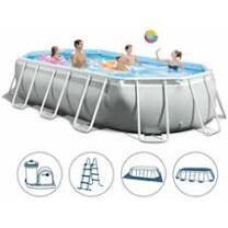Piscina fuori terra Intex Ovale Prism Frame 26796 503x274x122cm