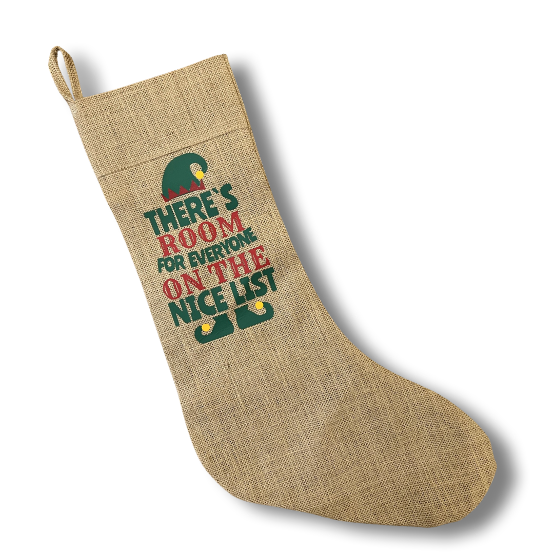 Christmas Stocking - Jute 