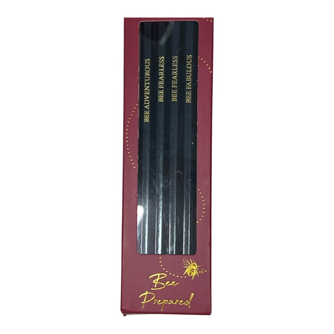 Stationery - Queen BEE Pencil set (Bee Prepared) - 6 x Pencils