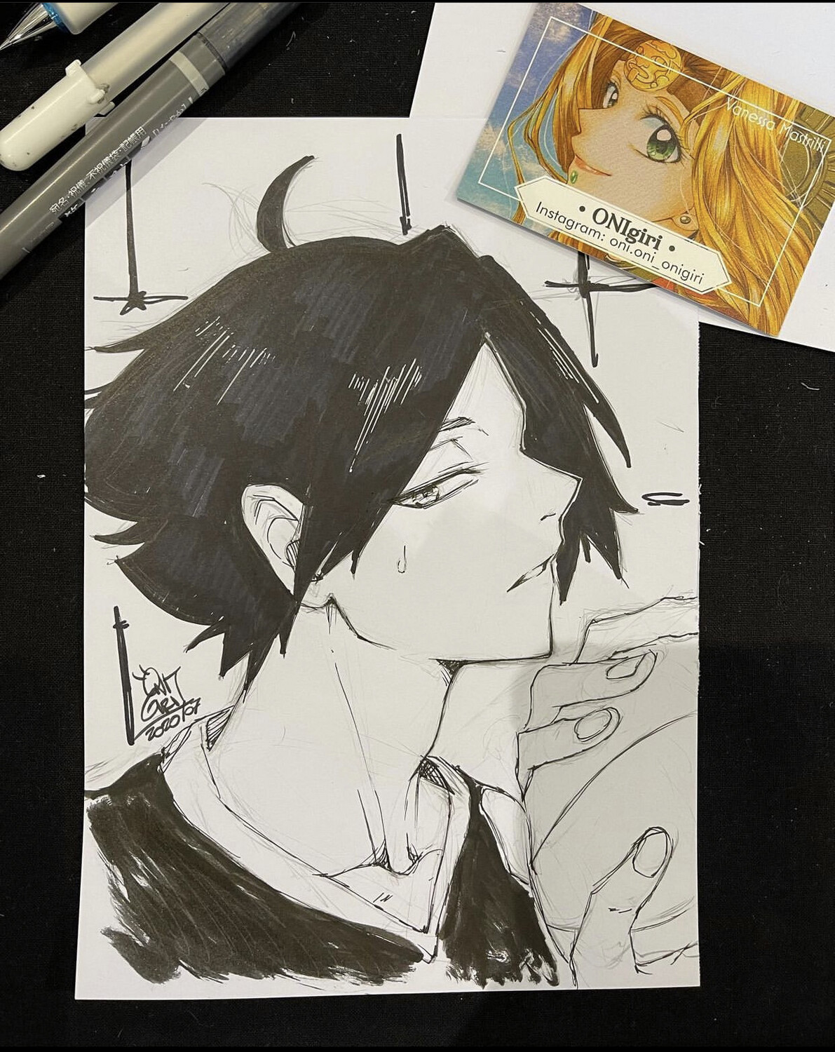 [5 SLOT] Fanart sketch ink A5
