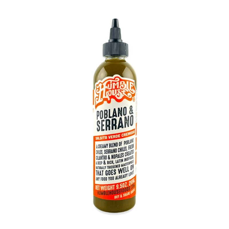 Poblano &amp; Serrano Hot Sauce