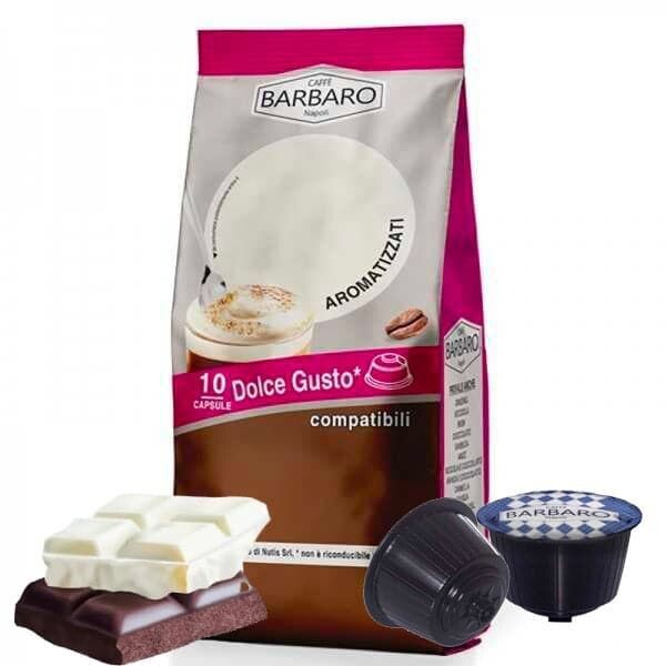 Capsule type Capsule type "Dolce Gusto" - Café Aromatisé Chocolat Blanc & Noir