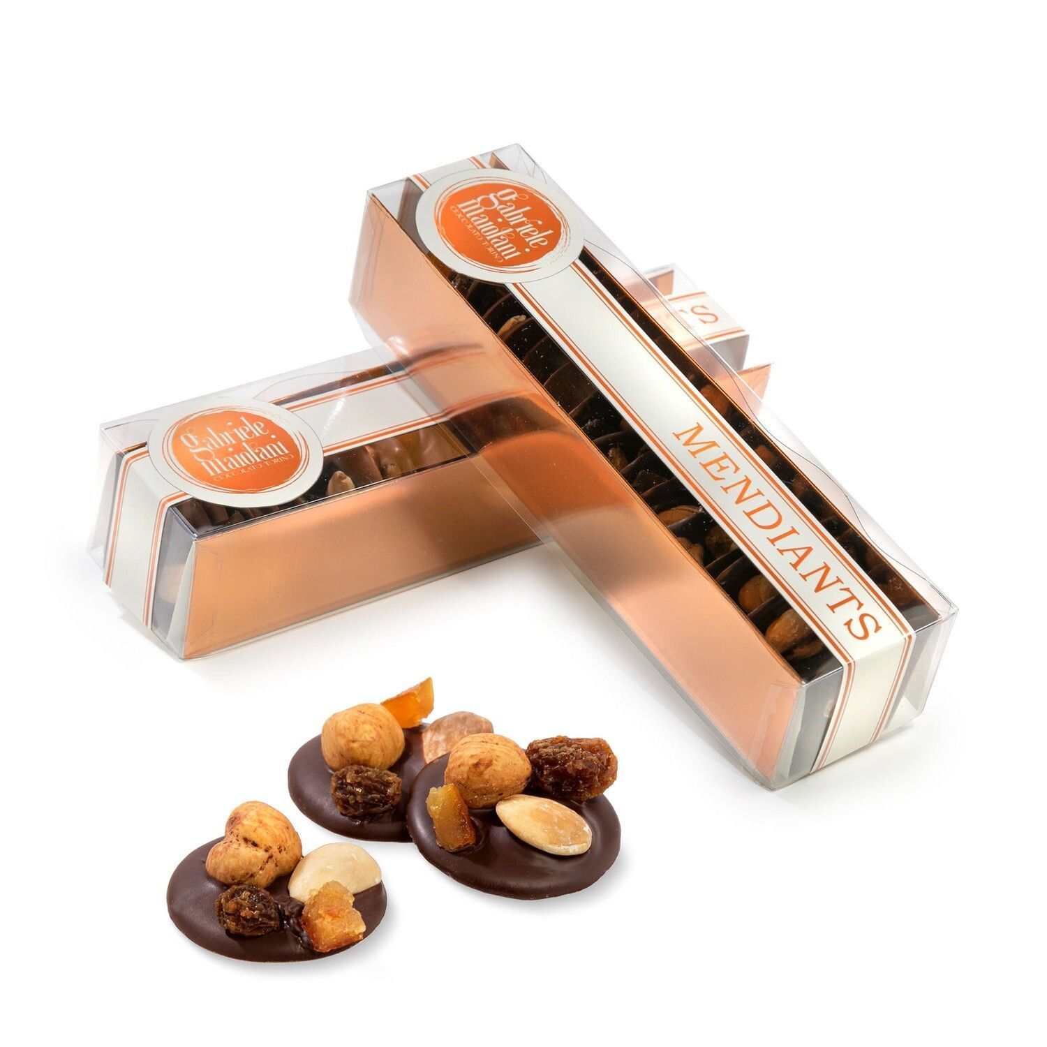 MENDIANTS chocolat au lait et noir