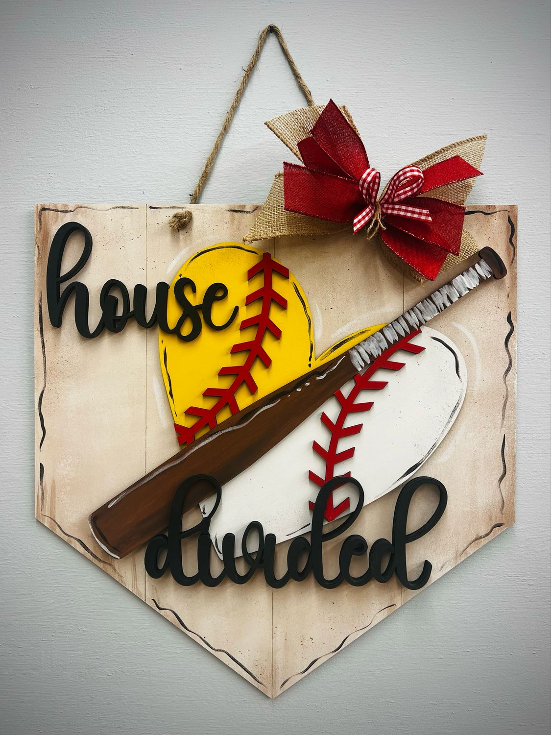 House Divided, 18” Hanger