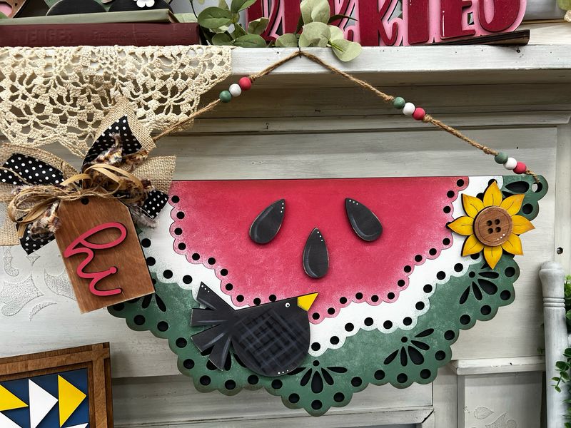 Lacey Watermelon - 22” Hanger