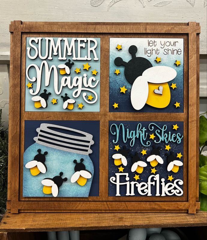 15” Frame w/Firefly Square Inserts