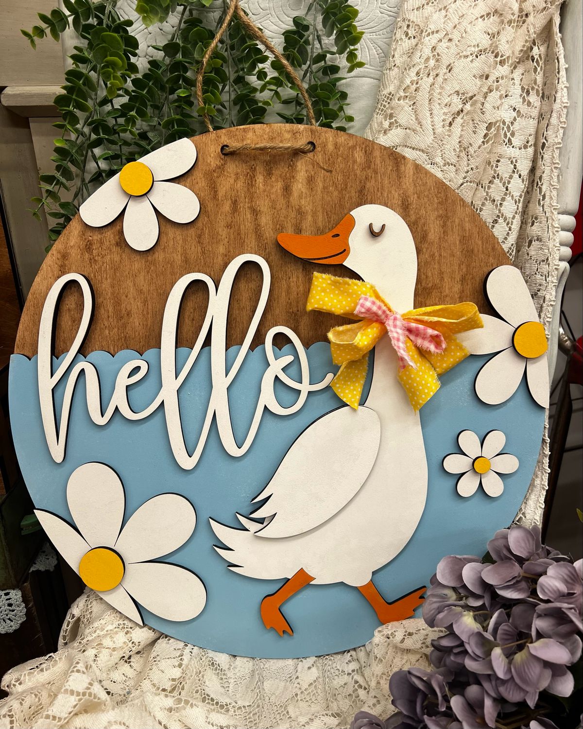 Hello Goose - 18” Hanger