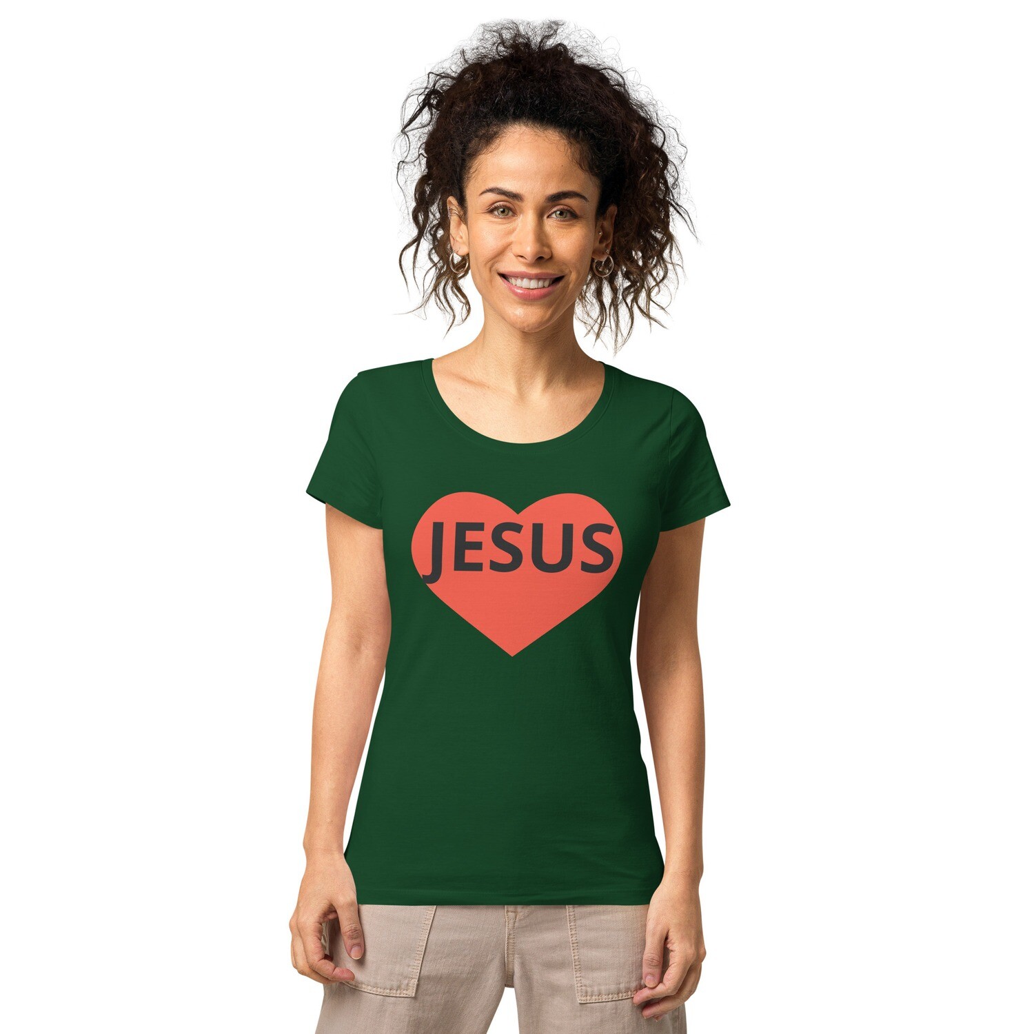 Women’s basic organic t-shirt - JESUS