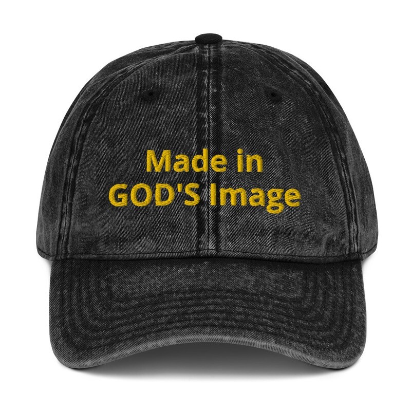 Vintage Cotton Twill Cap - God&#39;s Image