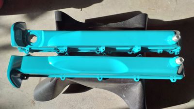 6  Cyl. Valve Cover Powder Coat Service