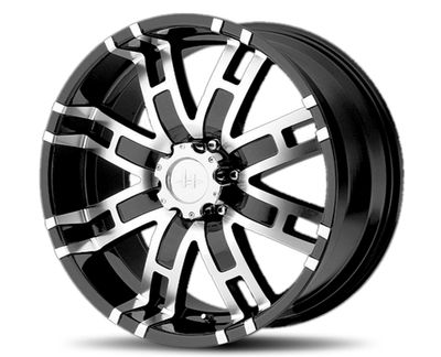 NEW Helo Series HE835 Black Wheels
