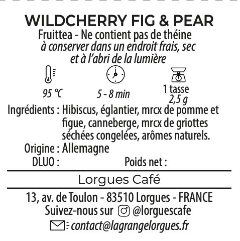 Herbal Tea Wild Cherry Fig &amp; Pear