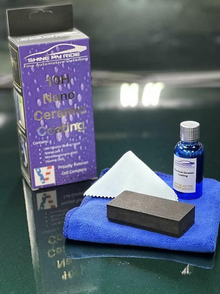 10H Nano Ceramic Coating Paint Protection Kit Auto Detailing High Gloss Finish