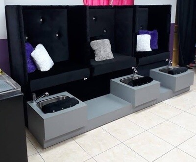Triple Seater Spa Station