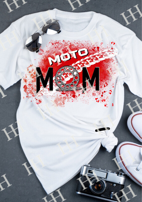 Moto Mom Sprocket Tshirt