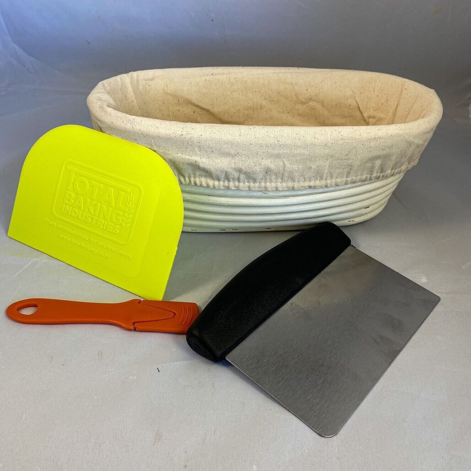 Bread Makers Starter Kit - Oval Banneton bread proofing baskets