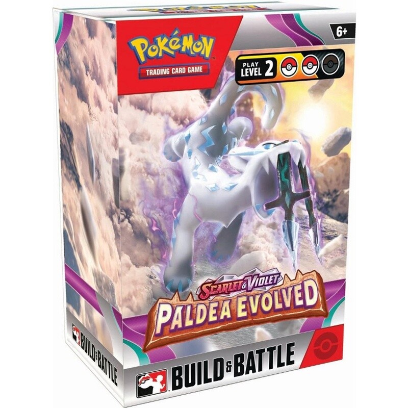 PKM Scarlet &amp; Violet Paldea Evolved Build and Battle Box