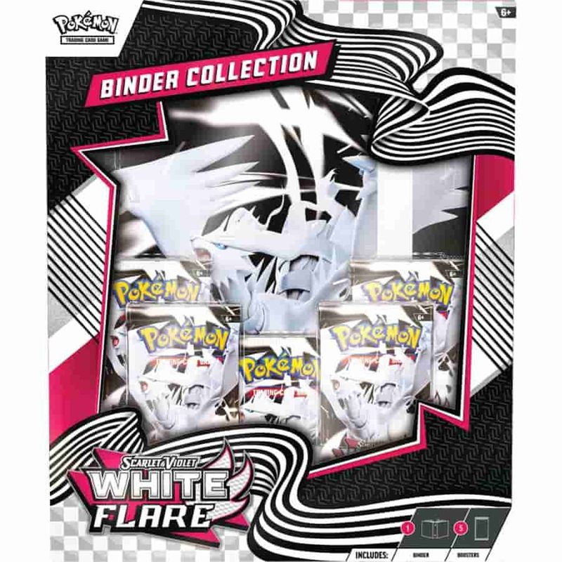PRESALE Pokemon White Flare Binder Collection