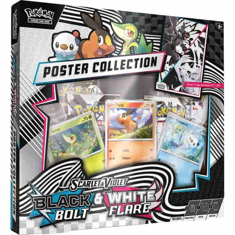 PRESALE Pokemon White Flare/Black Bolt Unova Poster Collection