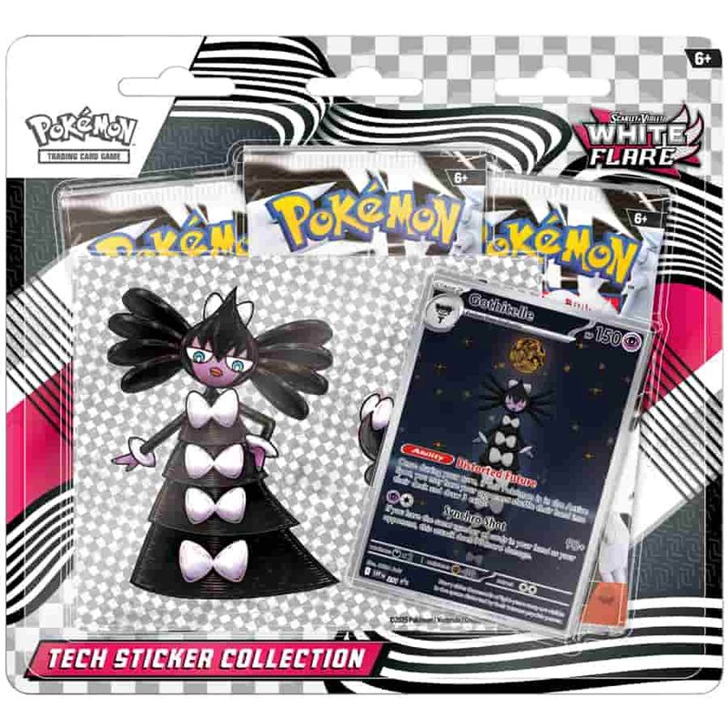 PRESALE Pokemon Black Bolt Tech Sticker Collection
