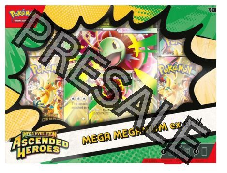 PRESALE PKM Ascended Hero EX Box, Version: Mega Meganium